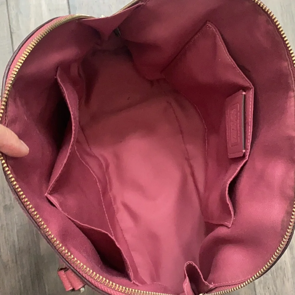 Coach Red Sierra Satchel Bag‎